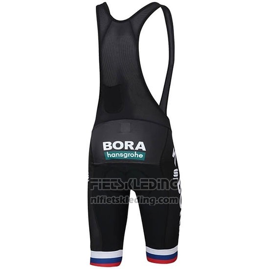 2019 Fietskleding Bora Kampioen Slowakije Korte Mouwen en Koersbroek